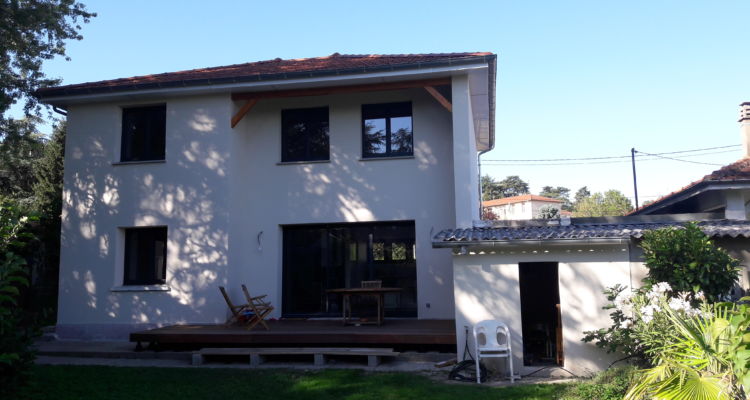 Façade jardin après chantier